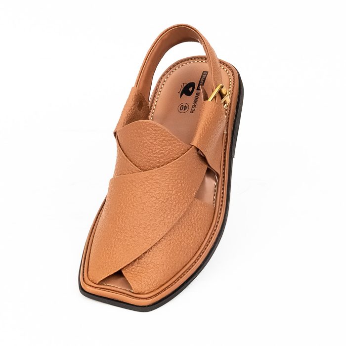 Handmade Peshawar Zalmi Chappal with Mustard Doted