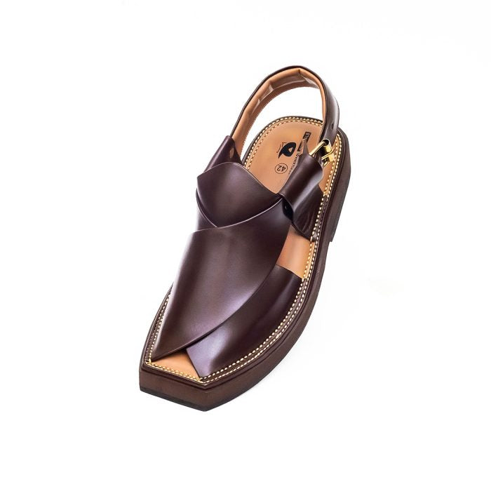 Brown Zalmi Kaptaan Chappal