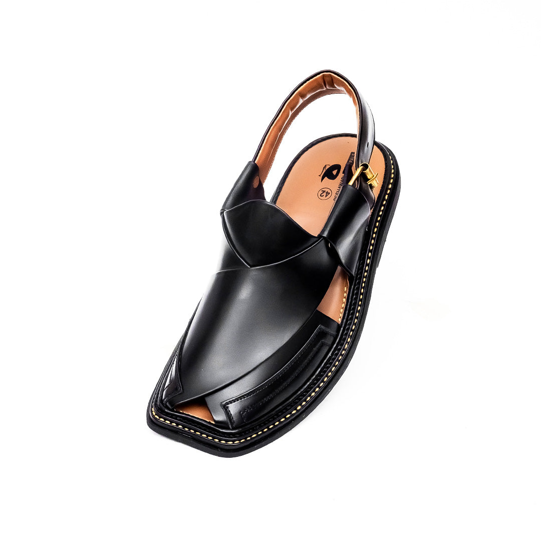 Black Smart Zalmi Chappal