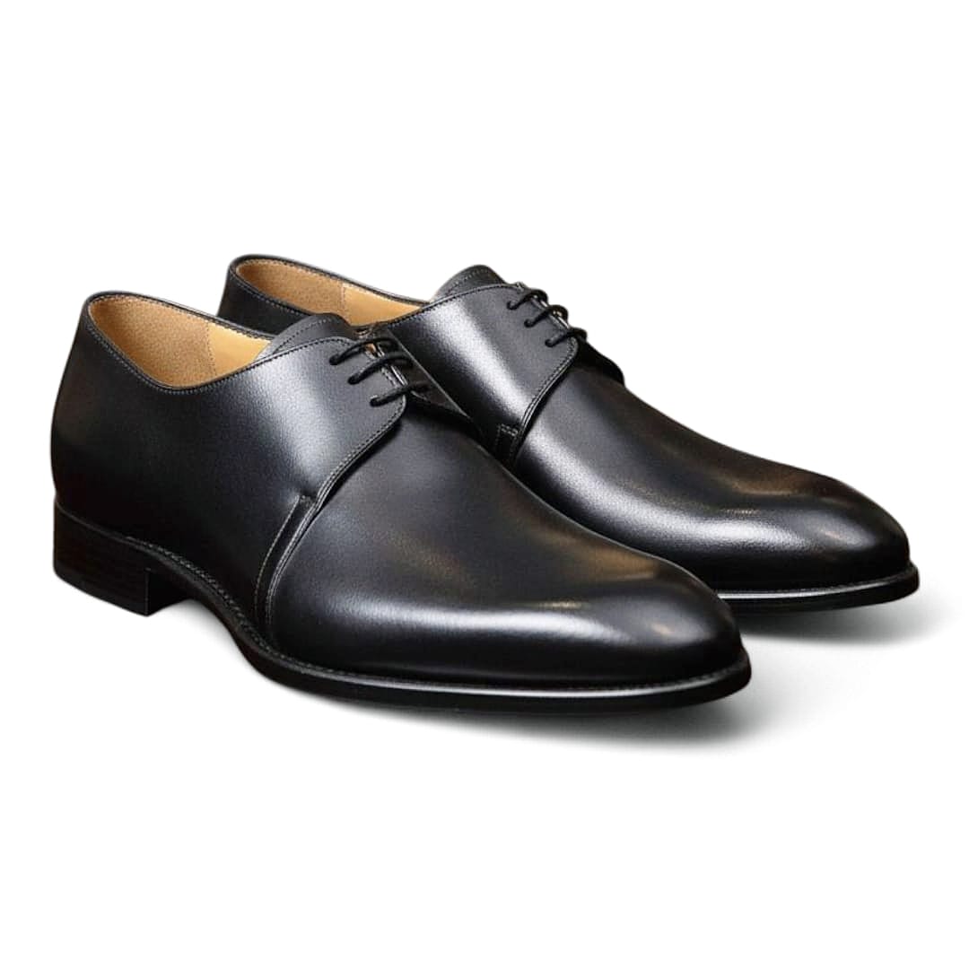 Men’s Derby Shoes with Leather Sole – Handmade Classic Elegance - 092155