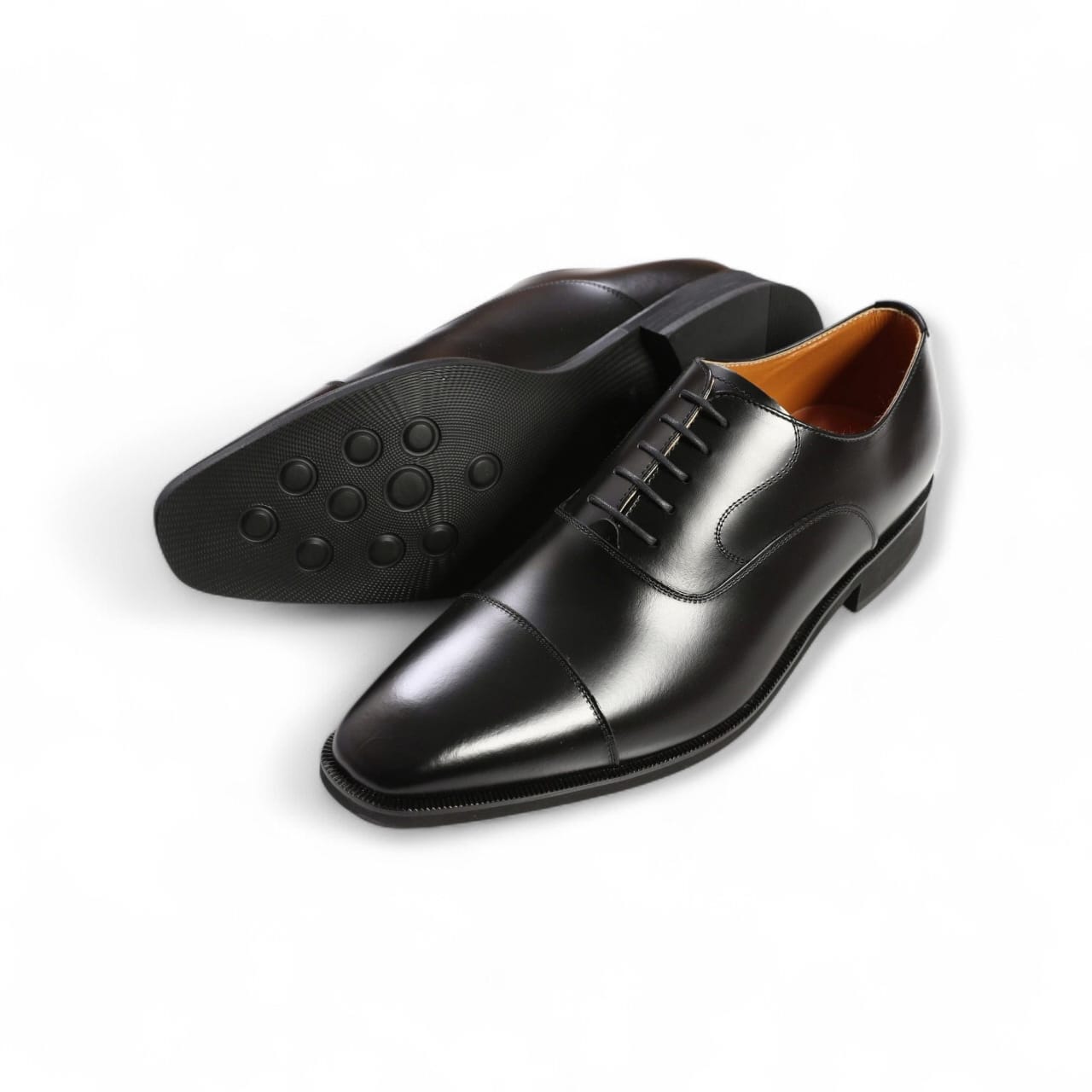 Men’s Genuine Leather Oxford Dress Shoes | Classic Cap Toe Lace-Up