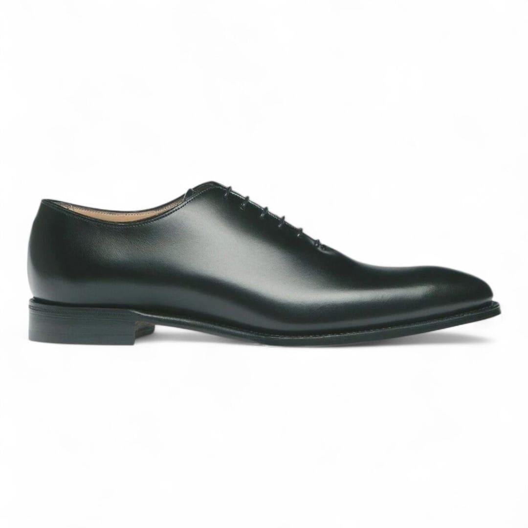 Black Wholecut Oxford Shoes – Handmade Luxury Leather Shoes - 092150