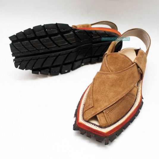 Handmade Quetta Shikari Chappal with Double Sole