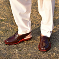 Handmade Brown Norozi Chappal with Double Tire Sole