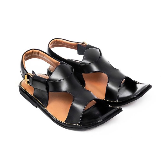 Black Panjedar Chappal – 09297