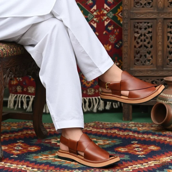 Mustard Peshawar Zalmi Kaptaan Chappal - 09296