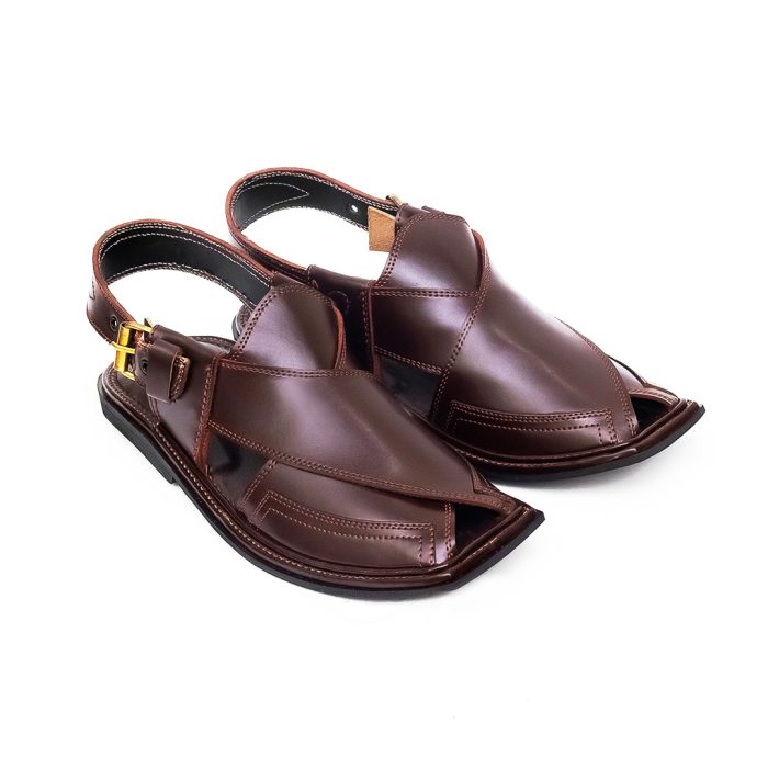 Brown Charsadda Chappal – 092217