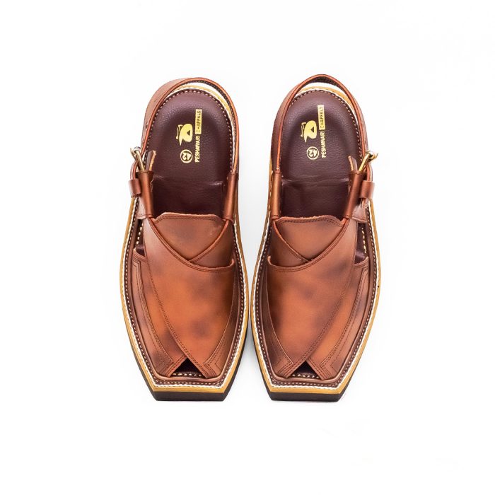 Top Quality Completely Hand Stitched Double Shade Kaptaan Chappal – 09281