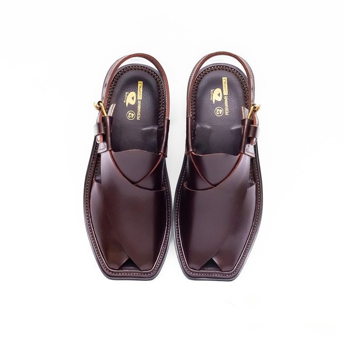 Handmade Brown Charsadda Chappal – 09241