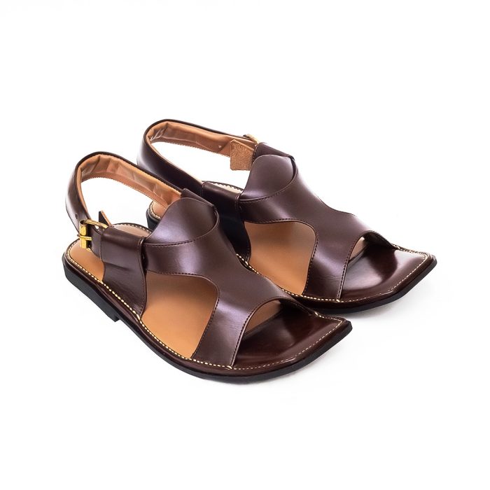 Brown Panjedar Chappal 
