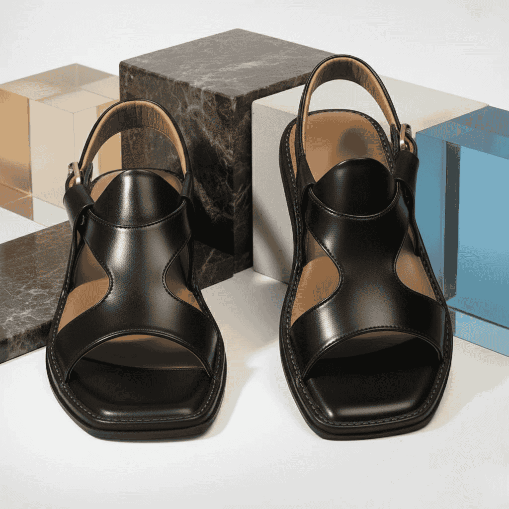 Black Panjedar Chappal – 09297