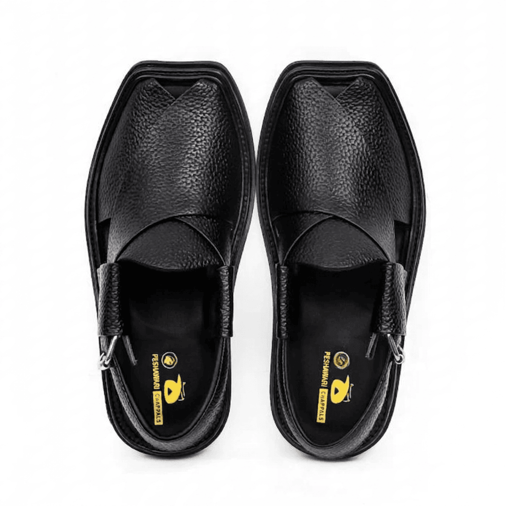Peshawar Zalmi Chappal with Black Doted