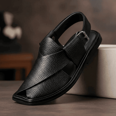 Peshawar Zalmi Chappal with Black Doted