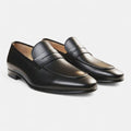 Men’s Formal Black Leather Shoes | Lightweight Rubber Sole