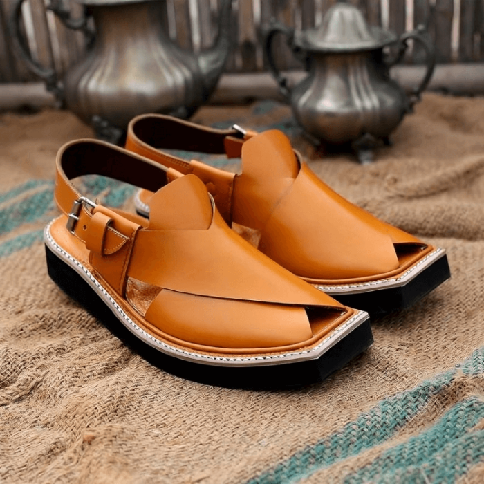 Handmade Charsadda Kaptaan Chappal 