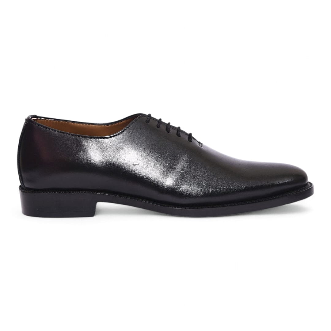 Black Wholecut Oxford Shoes – Handmade Luxury Leather Shoes - 092150