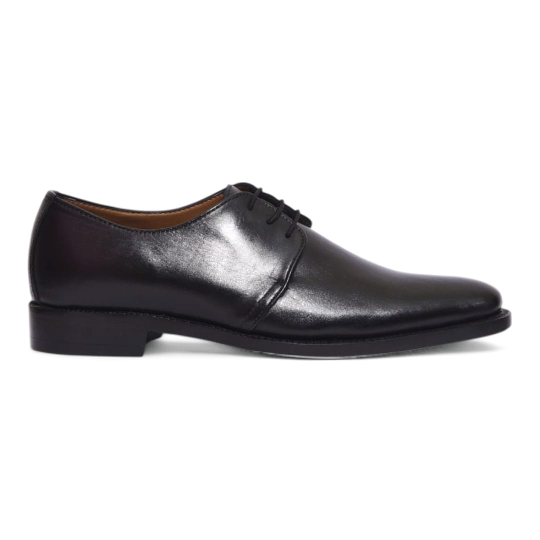 Men’s Derby Shoes with Leather Sole – Handmade Classic Elegance - 092155