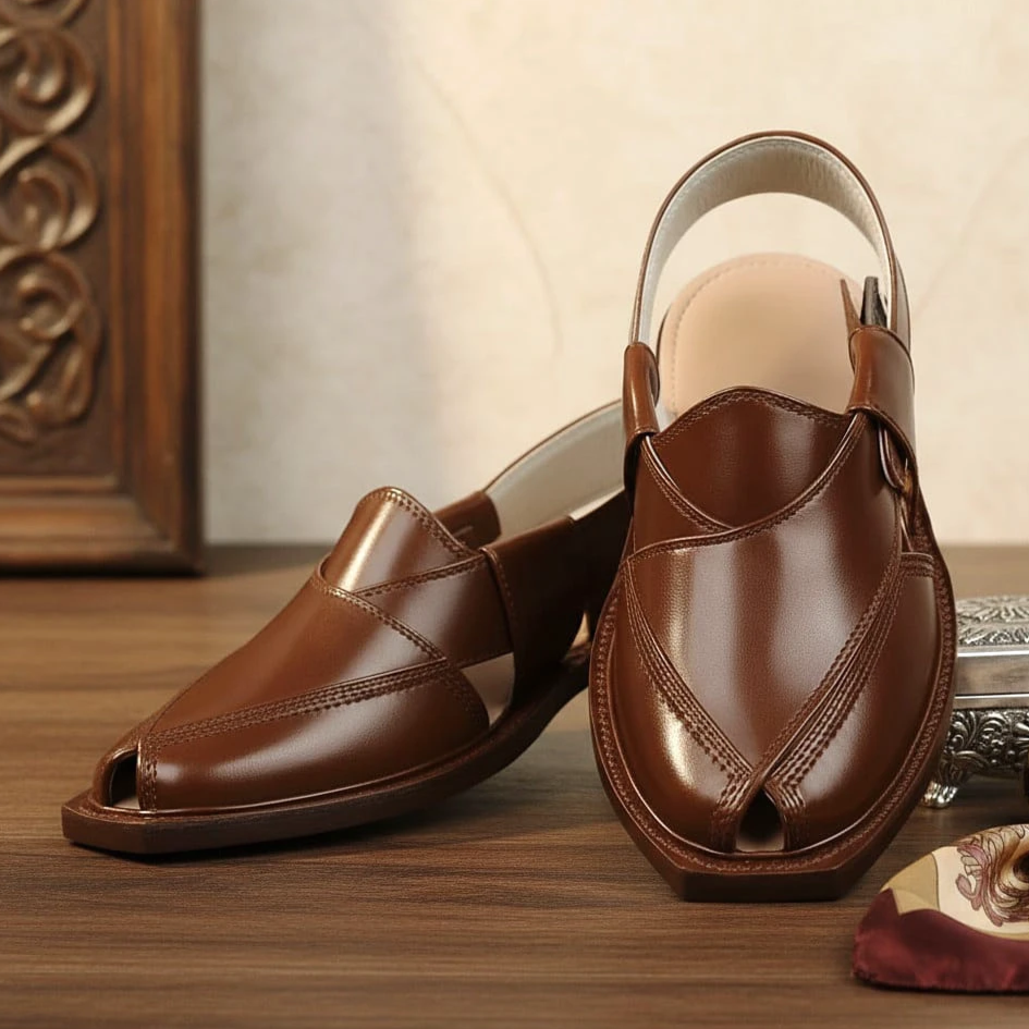 Mustard Single Sole Quetta Norozi Chappal – 092126