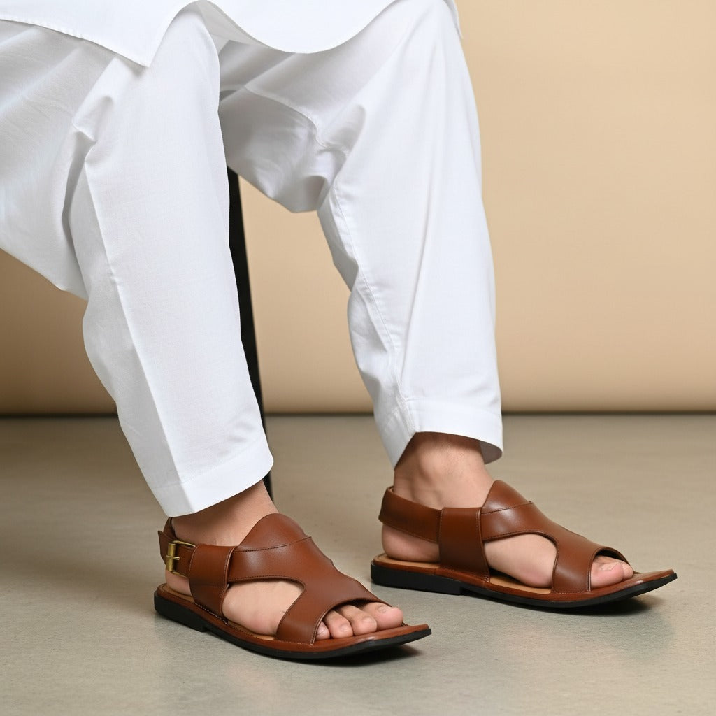 Handmade Mustard Panjedar Chappal 