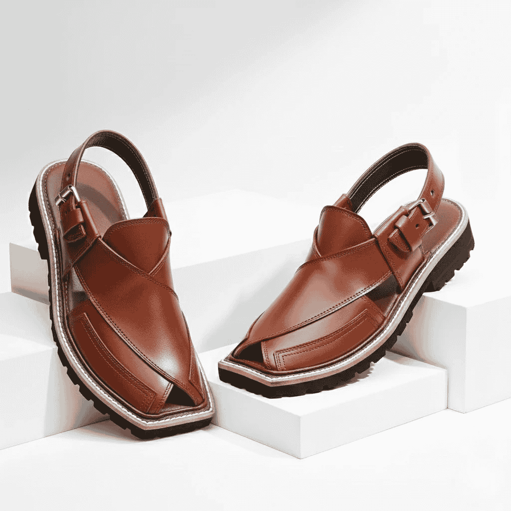 Mustard Peshawari Chappal with Vibram Sole – 09278