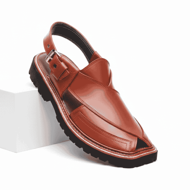 Mustard Peshawari Chappal with Vibram Sole – 09284