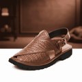 Mustard Peshawari Chappal with Vibram Sole