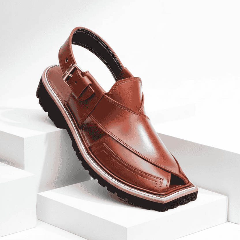 Mustard Peshawari Chappal with Vibram Sole – 09278