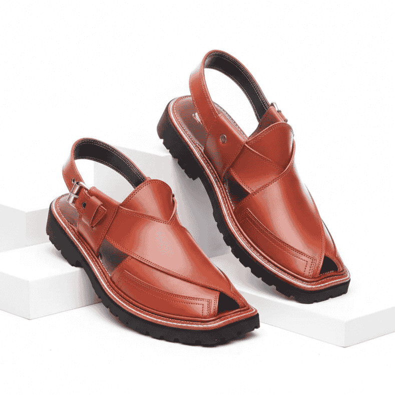 Mustard Peshawari Chappal with Vibram Sole – 09284