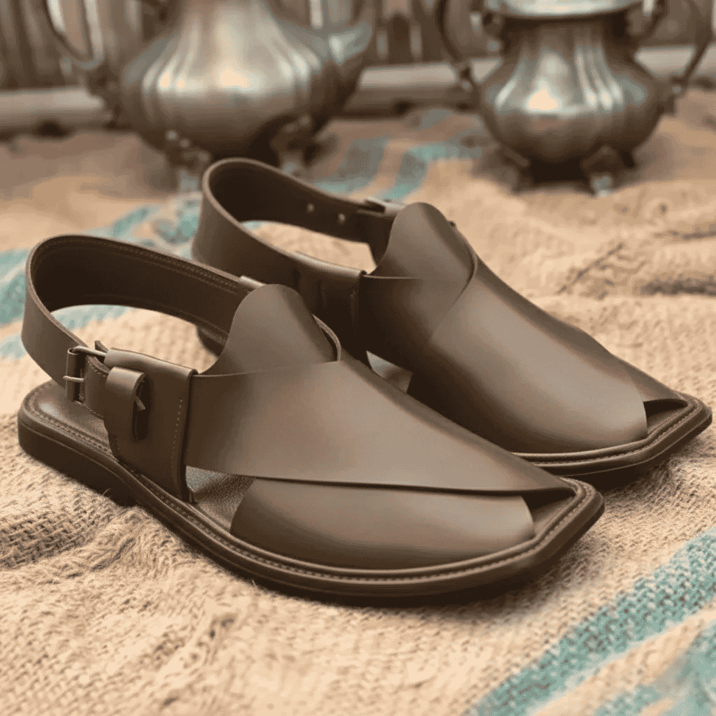 Handmade Mustard Peshawari Chappal with Soft Padding - 09239