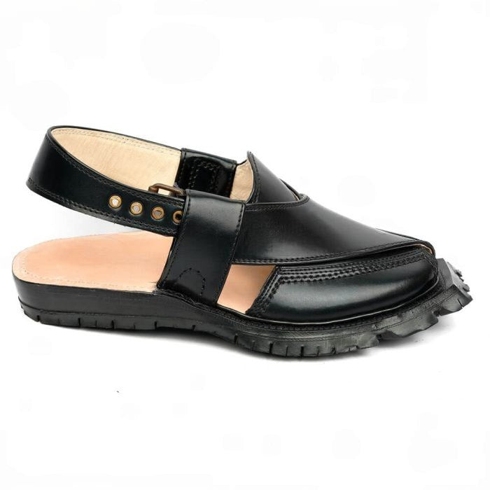 Handmade Quetta Norozi Shikari Leather Chappal – 092601