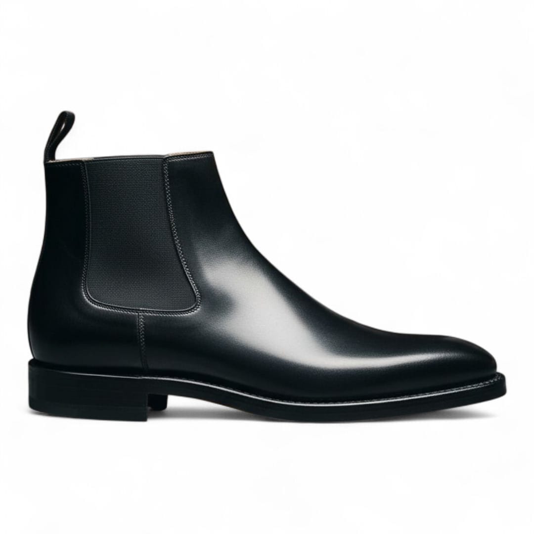 Men’s Real Leather Chelsea Ankle Boots | Classic Slip-On Style