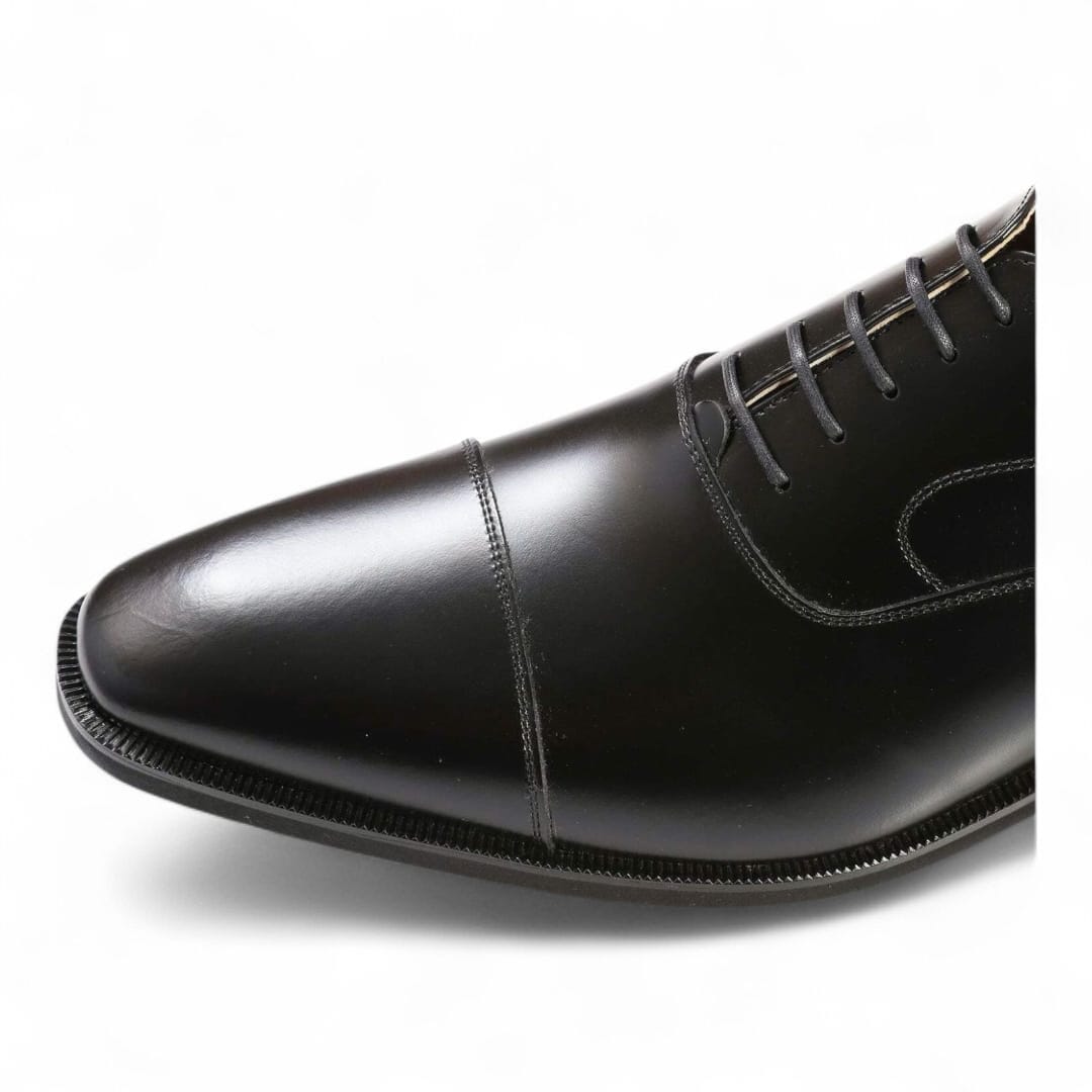 Men’s Genuine Leather Oxford Dress Shoes | Classic Cap Toe Lace-Up