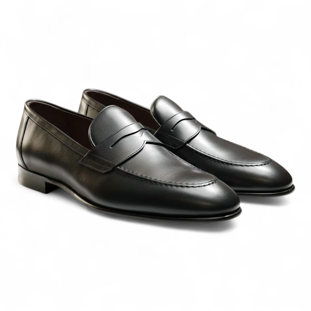 Handmade Men’s Penny Loafers | Classic Genuine Leather Comfort - 092113