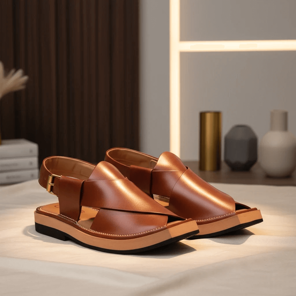 Mustard Peshawar Zalmi Kaptaan Chappal - 09296