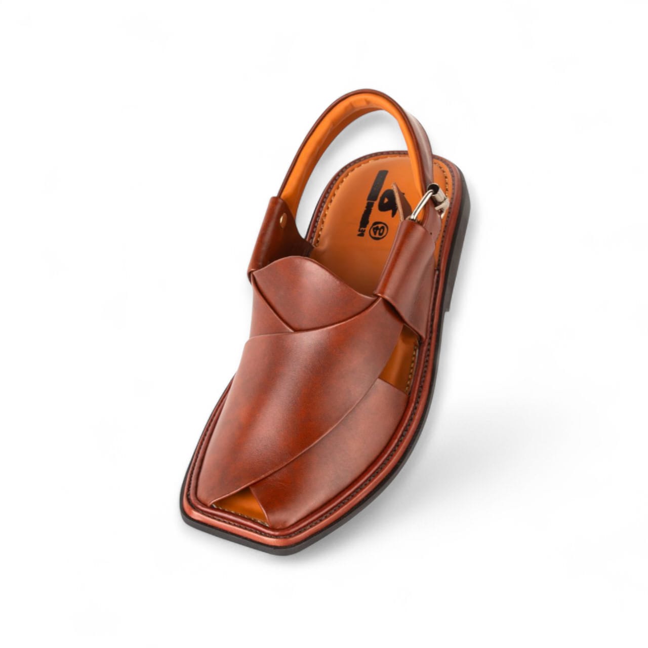 Mustard Round Shape Peshawar Zalmi Chappal – 09293