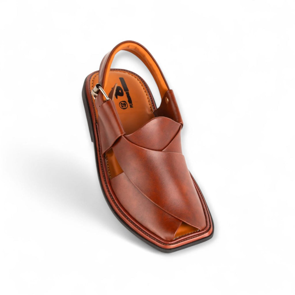 Mustard Round Shape Peshawar Zalmi Chappal
