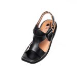 Black Panjedar Chappal - 09297