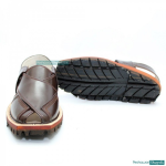 China Cut Brown Quetta Norozi Chappal - 092268