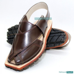 China Cut Brown Quetta Norozi Chappal - 092268