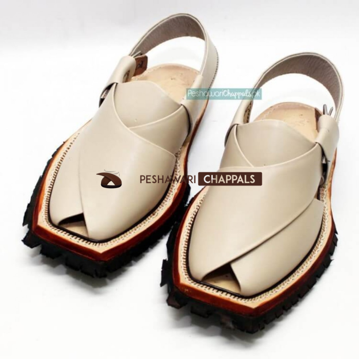 Off-White Quetta Norozi Shikari Chappal - 092297