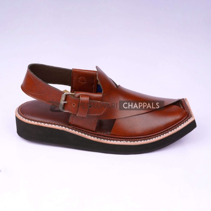 Handmade Mustard Charsadda Kaptaan Chappal - 092172