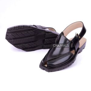 Black Quetta Norozi Chappal