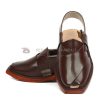 Handmade Brown Leather Norozi Chappal With Leather Sole – 09251