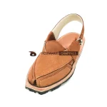 Hand Crafted Camel Suede Quetta Norozi Chappal With Double Sole – 092358
