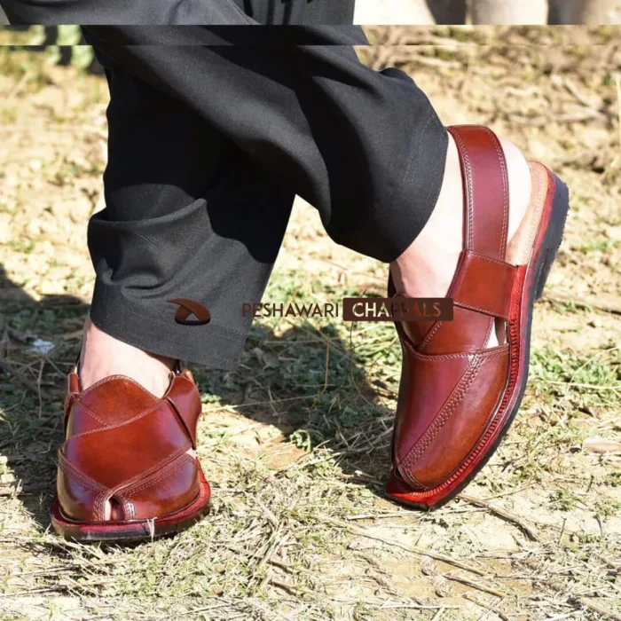 Mustard Single Sole Quetta Norozi Chappal - 092126