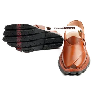 Mustard Quetta Norozi Shikari Leather Chappal