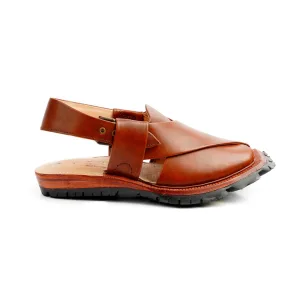 Mustard Quetta Norozi Shikari Leather Chappal