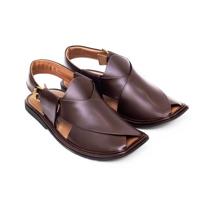 Brown Round Shape Peshawar Zalmi Chappal – 092194