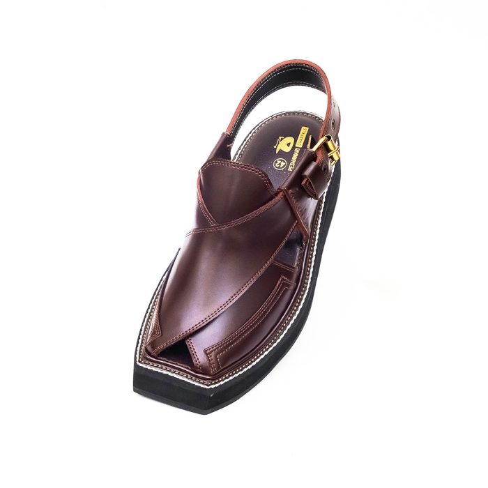 Iconic Brown Kaptaan Chappal - 092273