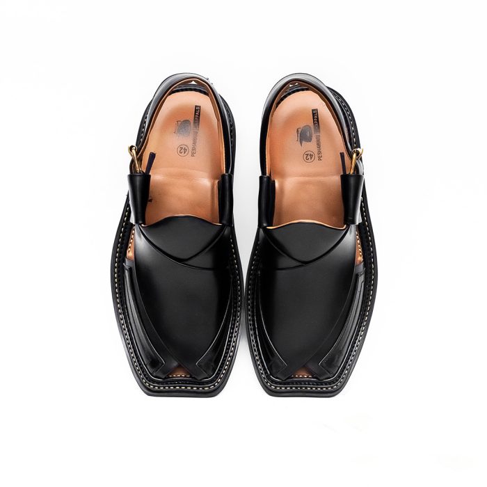 Black Smart Zalmi Chappal – 09275